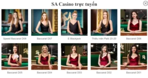 Sảnh Casino Gi8 hấp dẫn với nhiều thể loại game bài đa dạng