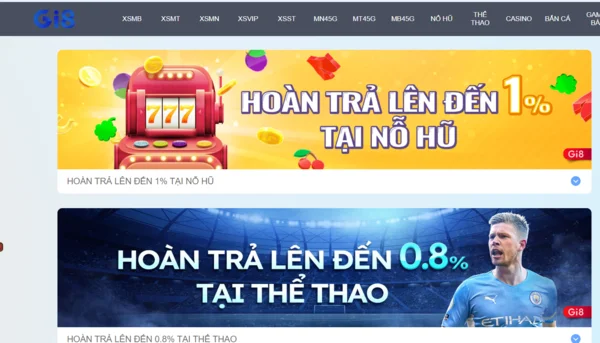 Khuyến mãi Gi8 cập nhật chi tiết áp dụng cho từng sảnh game