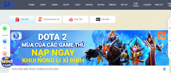 Nội dung chương trình khuyến mãi Dota 2 trên Gi8