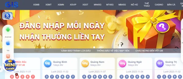 Cổng game Gi8 uy tín với giao diện trực quan, thân thiện