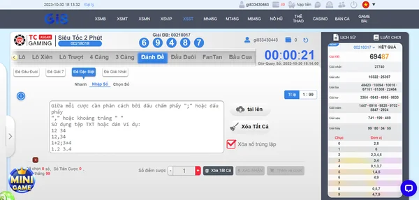 Cách chơi Xổ số siêu tốc 2 phút tại nhà cái Gi8 như thế nào?