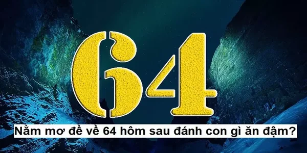 Nằm mơ thấy số 64 đánh con gì - Giấc mơ thấy số 64 có ý nghĩa gì?