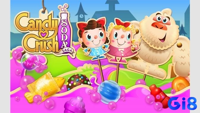 Game Candy Crush Soda Saga là một trò chơi kẹo ngọt vô cùng nổi tiếng