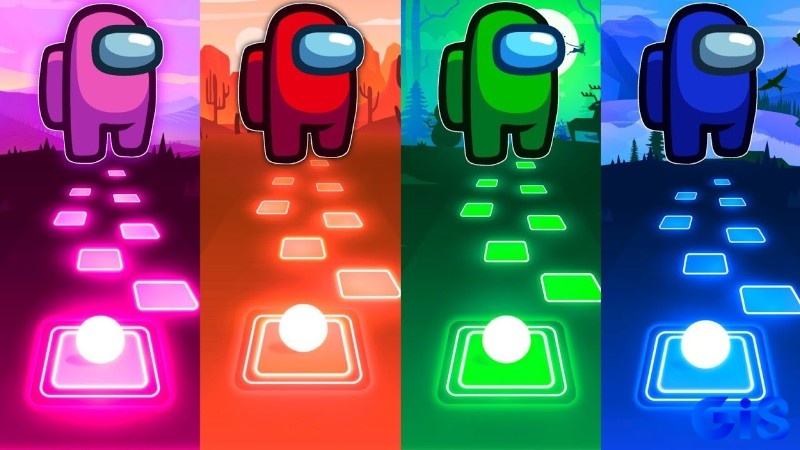 Game Tiles Hop - EDM Rush được thiết kế với đồ hoạ cực bắt mắt và cuốn hút 