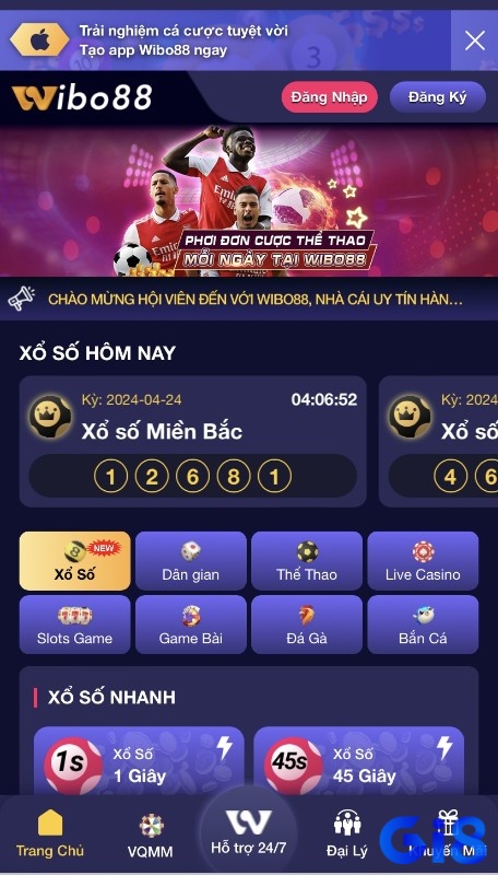 Game xổ số cập nhật nhanh chóng